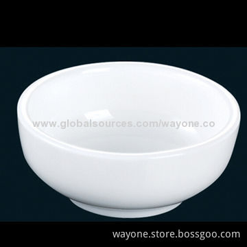 3" Dishes Bowl with Various Sizes, Hotelware, Food-safe, Lead-free, High Whiteness